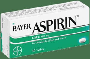 Aspirin Asprin 300mg Pain & Fever Relief Tablets 30pk