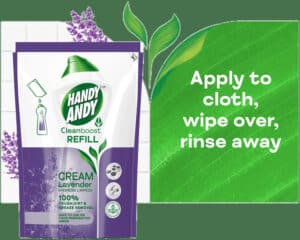Handy Andy Cleanboost Lavender Multipurpose Cleaning Cream Refill 750ml