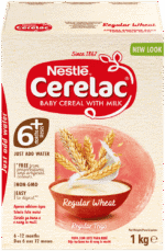 Nestlé Cerelac Regular Wheat Baby Cereal with Milk 1kg