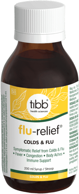 Tibb Flu Relief Colds & Flu Syrup 200ml