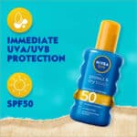 Nivea SUN Protect & Dry Touch SPF 50 Invisible Spray 200ml