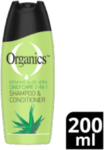 Organics Aloe Vera Daily Hair Care 2in1 Shampoo and Conditioner 200ml