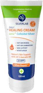 Silverlab Ionic+ Colloidal Silver Daily Healing Cream 120ml