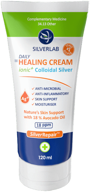 Silverlab Ionic+ Colloidal Silver Daily Healing Cream 120ml