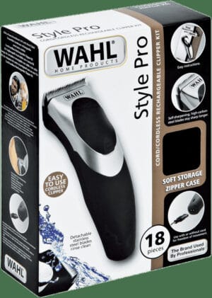 Wahl Style Pro Rechargeable Clipper Kit 18pc