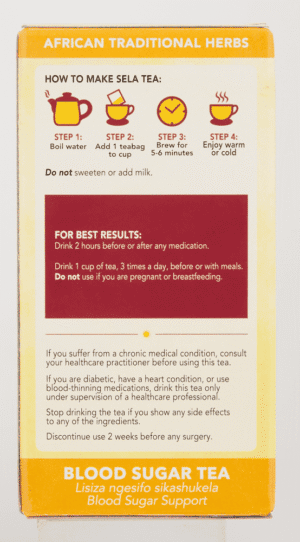 SELA Blood Sugar Tea 20pk