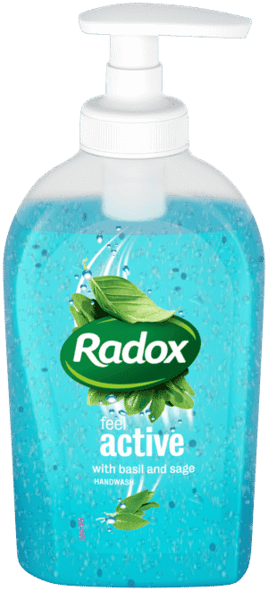 Radox Feel Active Basil and Sage Cleansing Hand Wash Soap 300ml