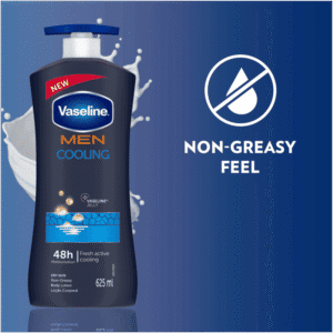 Vaseline MEN Men Cooling Moisturizing Body Lotion for Dry Skin 625ml