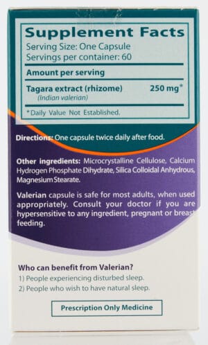 Himalaya Valerian Veg Capsules 60pk