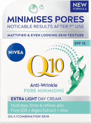 Nivea Q10 SPF 15 Anti-Wrinkle Power Pore Minimising Day Cream 50ml