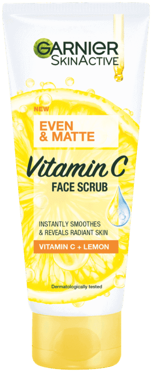 Garnier SkinActive Even & Matte Vitamin C Face Scrub 100ml