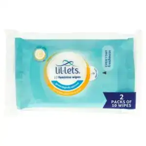 Lil-lets INTIMATE CARE FEM WIPES CHAM 20