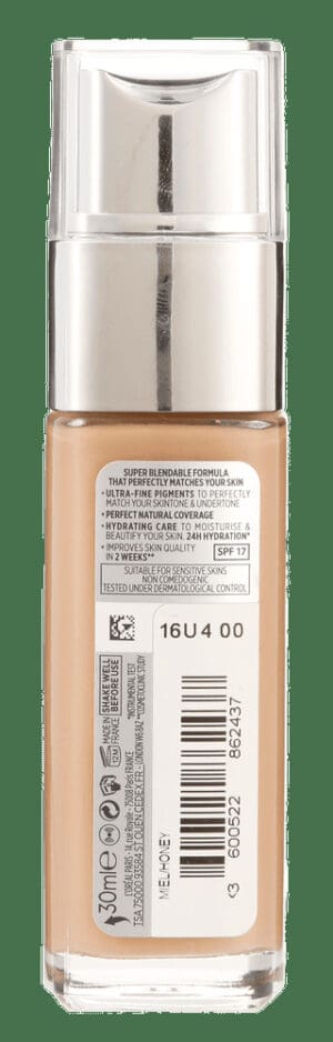 L'oréal Paris True Match Honey Liquid Foundation 30ml