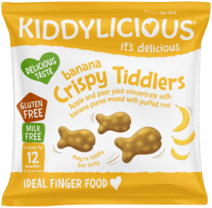 Kiddylicious Banana Crispy Tiddlers 12g