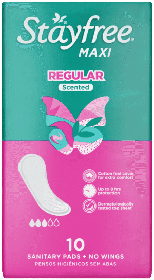 Stayfree Maxi Regular Sanitary Pads 10pk