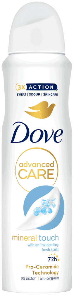 Dove Mineral Touch Anti-Perspirant Body Spray 150ml