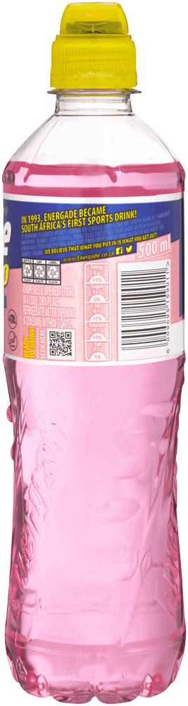 Energade Zero Strawberry & Cucumber Flavoured Sports Drink 500ml