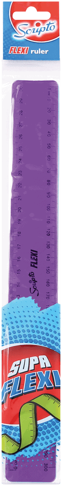 Scripto Assorted Flexi Ruler 1s