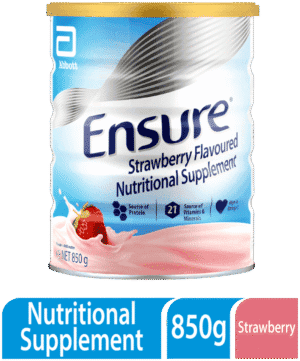 Ensure Strawberry Flavoured Nutritional Supplement 850g
