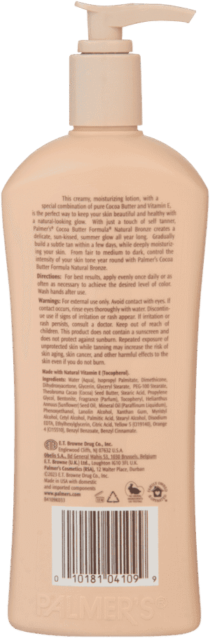 Palmer's Natural Bronze Body Lotion 400ml