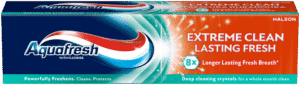 Aquafresh Extreme Clean Lasting Fresh Fluoride Toothpaste 75ml