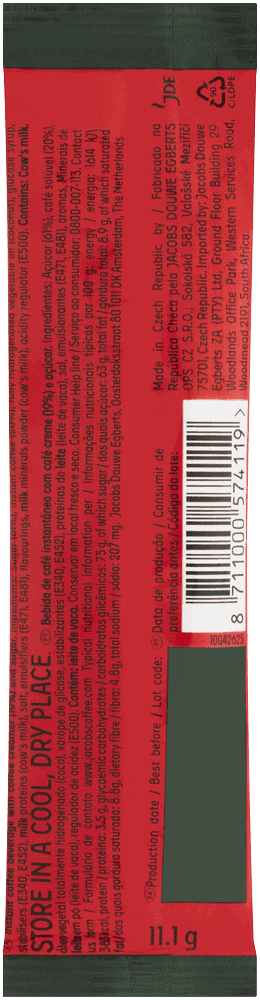 Jacobs Intense 3 in 1 Instant Coffee 11.1g