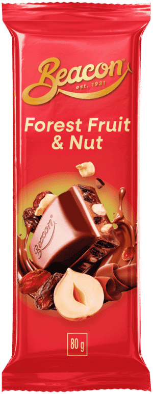 Beacon Forest Fruit & Nut Chocolate Slab 80g