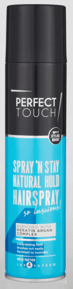 Perfect Touch Spray 'n Stay Natural Hold Hairspray 250ml