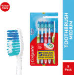 Colgate Extra Clean Medium Toothbrush 5s