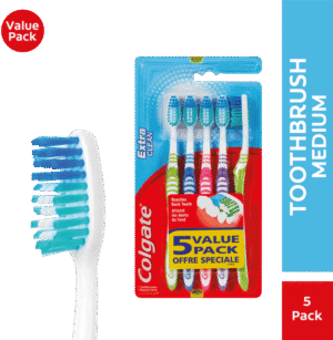 image-0 Colgate Extra Clean Medium Toothbrush 5s