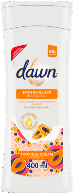 Dawn Tropical Cream and Papaya Oil Even Radiance Body Lotion 400ml