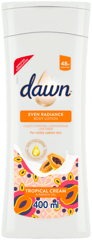 image-0 Dawn Tropical Cream and Papaya Oil Even Radiance Body Lotion 400ml