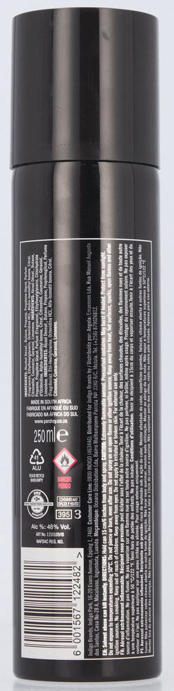 YARDLEY-E/BLAZER BLACK 250ML DEO