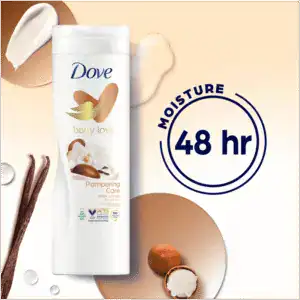 Dove Body Love Shea Butter and Vanilla Pampering Body Lotion for Dry Skin 400ml