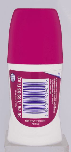 MUM Teen Very Berry Anti-Perspirant Roll-On 50ml