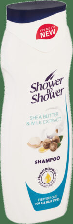 Shower To Shower Shea Butter & Milk Extract Shampoo 400ml