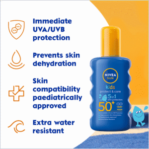 Nivea SUN Kids SPF 50 Moisturising Sun Spray 200ml