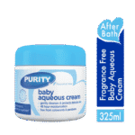 Purity Fragrance Free Baby Aqueous Cream 325ml