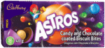 Cadbury Astros Candy and Chocolate Coated Biscuit Bites 40g