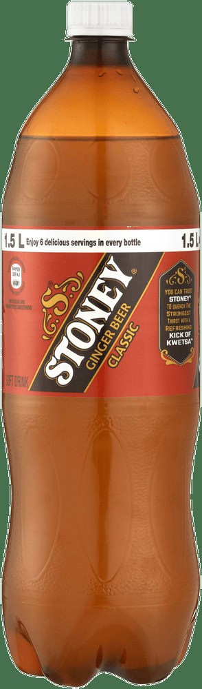 Stoney Classic Ginger Beer Soft Drink 1.5L