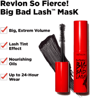 Revlon So Fierce! Blackest Black Big Bad Lash Mascara 10ml