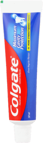 Colgate Maximum Cavity Protection Regular Flavour Fluoride & Calcium Toothpaste 50ml - Image 2