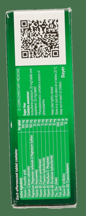 Berocca Performance Tropical Flavour Effervescent Tablets 20pk