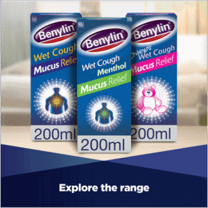 Benylin Mucus Relief Wet Cough Syrup 200ml