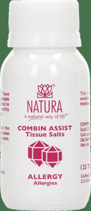 Natura Allergy Combin Assist Tissue Salt Tablets 125pk