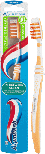 Aquafresh In-Between Clean Medium Toothbrush 1s