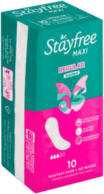 Stayfree Maxi Regular Sanitary Pads 10pk