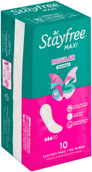 Stayfree Maxi Regular Sanitary Pads 10pk