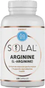 Solal Arginine (L-Arginine) Capsules 120pk