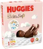 Huggies Gold Size 1 Skin Soft Disposable Nappies 96pk